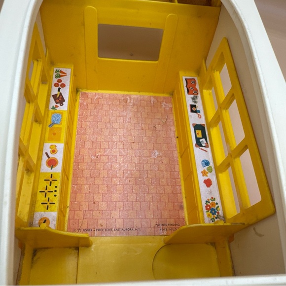 Vintage Fisher Price Little People Play Family Camper Top & Truck - see pics - Picture 9 of 11